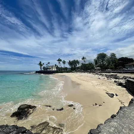 Kona 1Br Condo On Alii Dr Saltwater Pool Surf Sun Ac Close To Magic Sands Beach